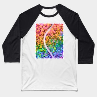 Fantacy Road Watercolor Baseball T-Shirt